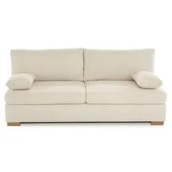 Schlafsofa Jelko Stoff Beige Hellbeige