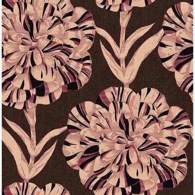 Seabrook Designs Augustine Floral Unpasted Wallpaper