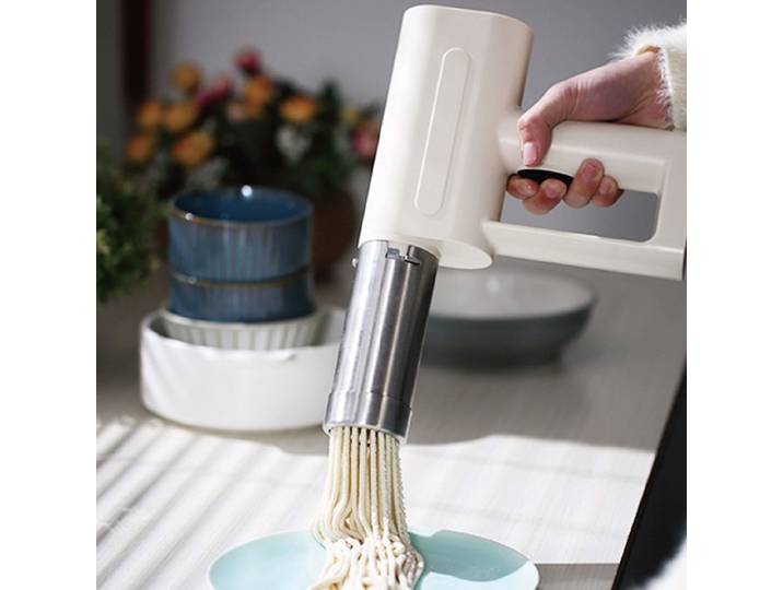 Machine à nouilles sans fil domestique 50W, 5 moules, pistolet à nouilles électrique portatif, presse à pâte automatique