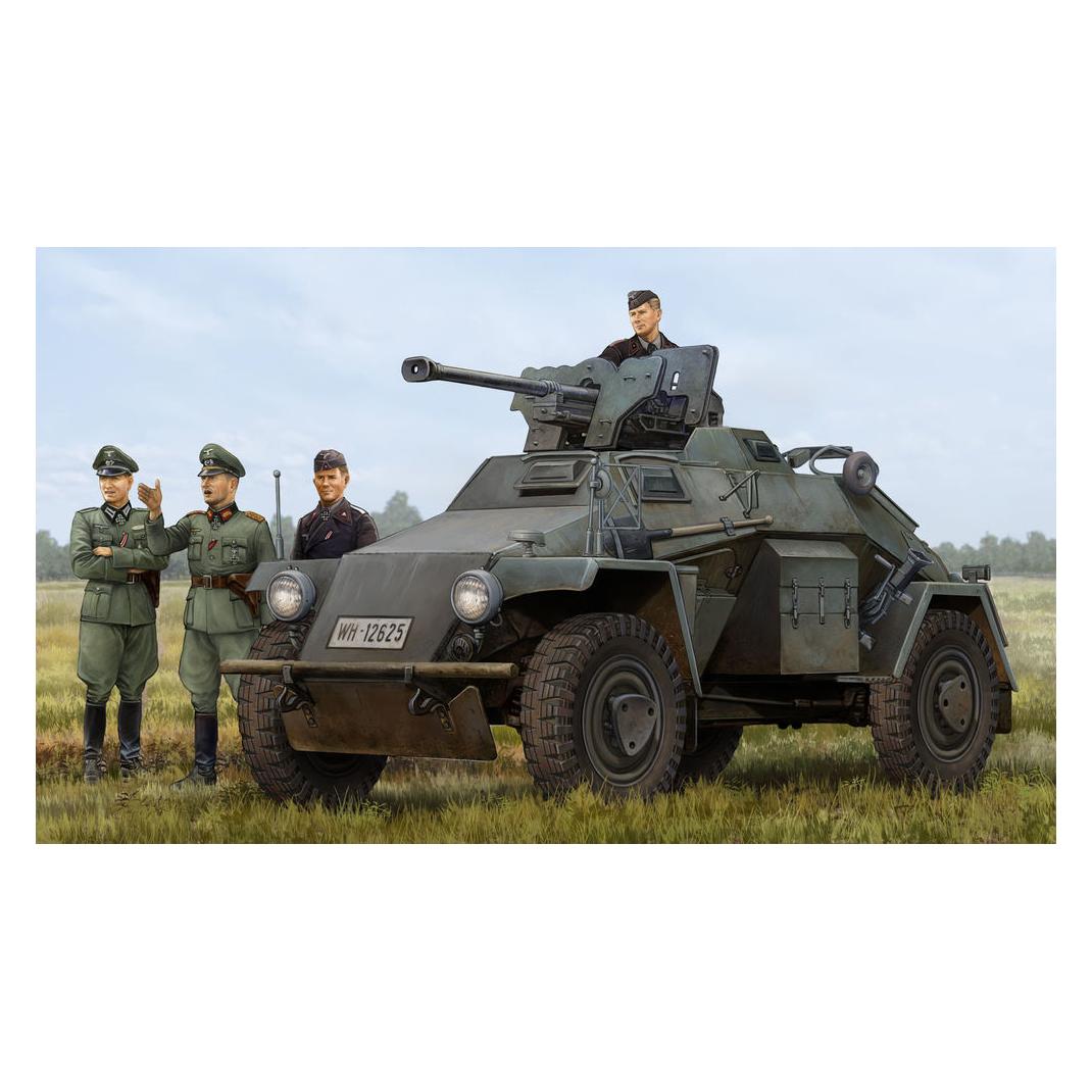 Hobby Boss German Le.Pz.Sp.Wg (Sd.Kfz.221) Leichter Panzerspahwagen-Late (83814)