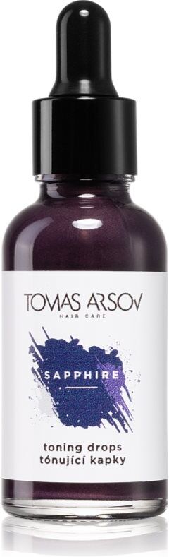 Tomas Arsov Sapphire Toning Drops soin cheveux pour les cheveux blonds froids ayant subi une décoloration ou un balayage 30 ml