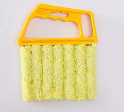 Uplift Curations Blinds Window Cleaning Brush And Detachable Dust Removal Brush For Household Window Blinds yellow