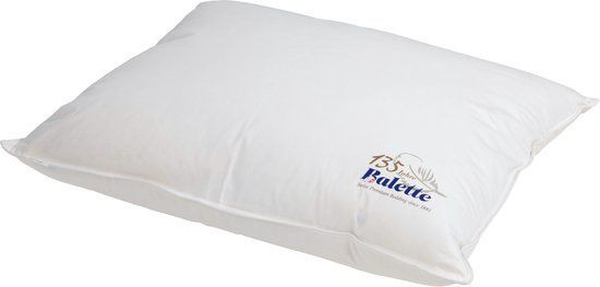 Balette Donzen 3-Kamer Hoofdkussen - Wit - Medium/Firm - Natuurlijk Dons - 80 x 80 cm