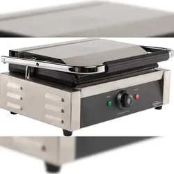 Chefgastro Kontaktgrill Panini BxTxH 440x410x190mm