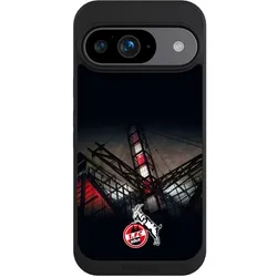 Nivocase Handyhülle für Google Pixel 9 Hülle NIVOpure Case Schwarz 1. FC Köln Offizielles Lizenzprodukt (Google Pixel 9), Smartphone Hülle, Schwarz