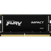 SO-DIMM 16 GB DDR5-6400 , Arbeitsspeicher schwarz, KF564S38IB-16, Impact, INTEL XMP