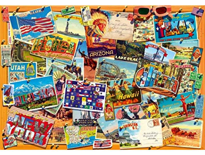 Bluebird postkaart puzzel (VS)