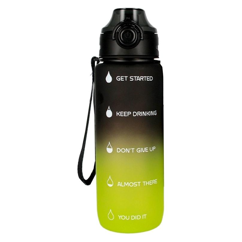 Starpak - Trinkflasche - 750 ml - schwarz/grün (0.75 l) (559257)