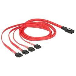 Delock Serial ATA / SAS-Kabel (100 cm, Mini-SAS), Interne Kabel (PC)