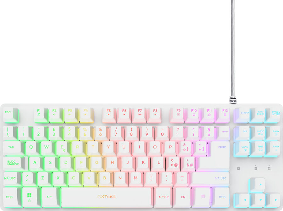 Tastiera Trust GXT 833 Thado TKL illuminata LED