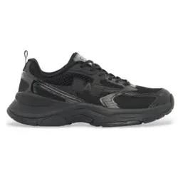 EA7 Unisex. X8X249_XK446 Turnschuhe Predator schwarz (43 1/3), Wohnung, Schnürsenkel, Lässig
