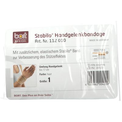 Bort Stabilo Handgelenkbandage Gr.1 haut 1 St Bandage(s)