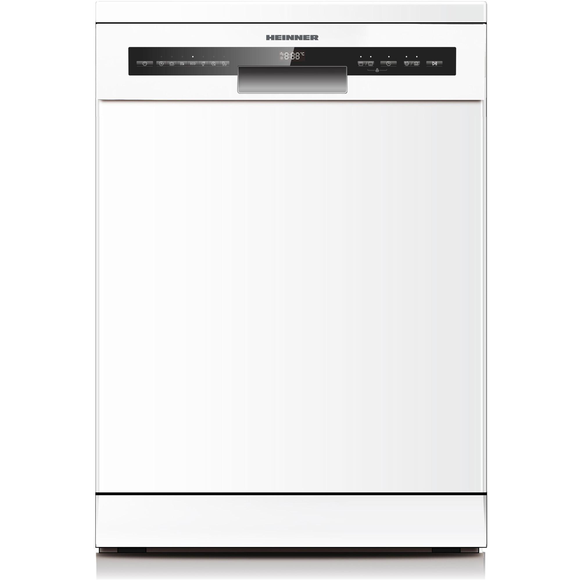 Heinner HDW-FSM60714AWD+++, Voll integriert, Standardgröße (60 cm), Touchsteuerung, LED, 3 Korb/Körbe, Oberkorb