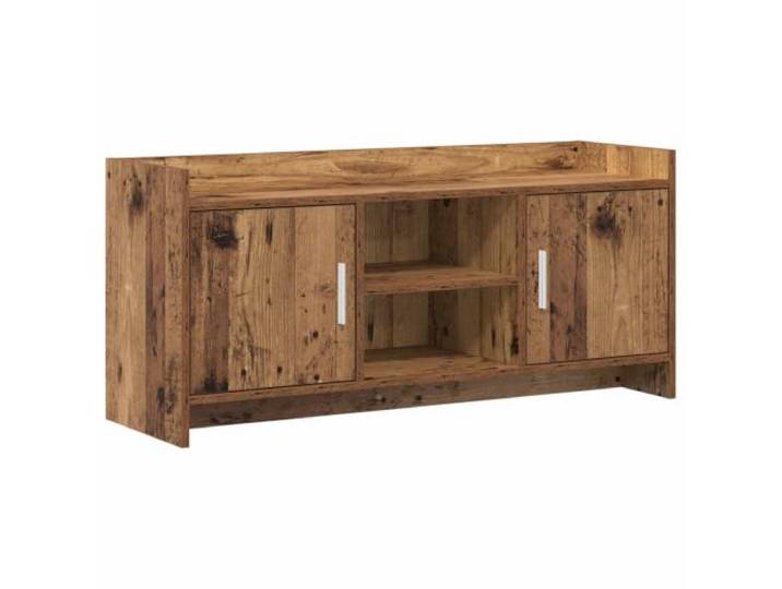 Makastle TV-Schrank 102x33x47 cm Altholz Holzwerkstoff