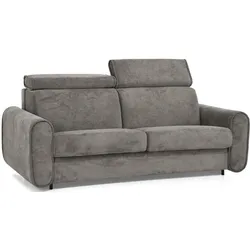 SCHLAFSOFA Pavarti mit italienischem Gestell, 140x195, Braun