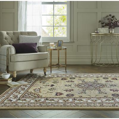 Teppich FLAIR RUGS "Sherborne", beige, B:150cm H:8mm L:80cm, Polypropylen, Teppiche, Teppich, Orientteppich