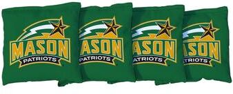 Skip's Garage George Mason University Patriots Green Cornhole Bags