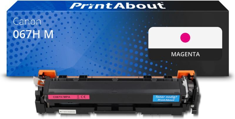 PrintAbout Toner compatible Canon 067H M - Magenta - Grande capacité Magenta