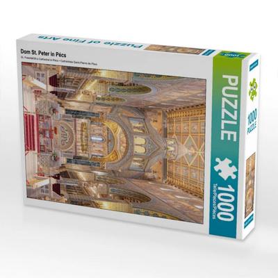 CALVENDO Puzzle Dom St. Peter in Pécs | 1000 Teile Lege-Größe 64x48cm Foto-Puzzle für glückliche Stunden