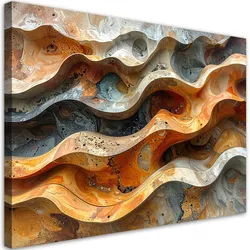 LEINWANDBILD 3D und geometrisch 45x30cm