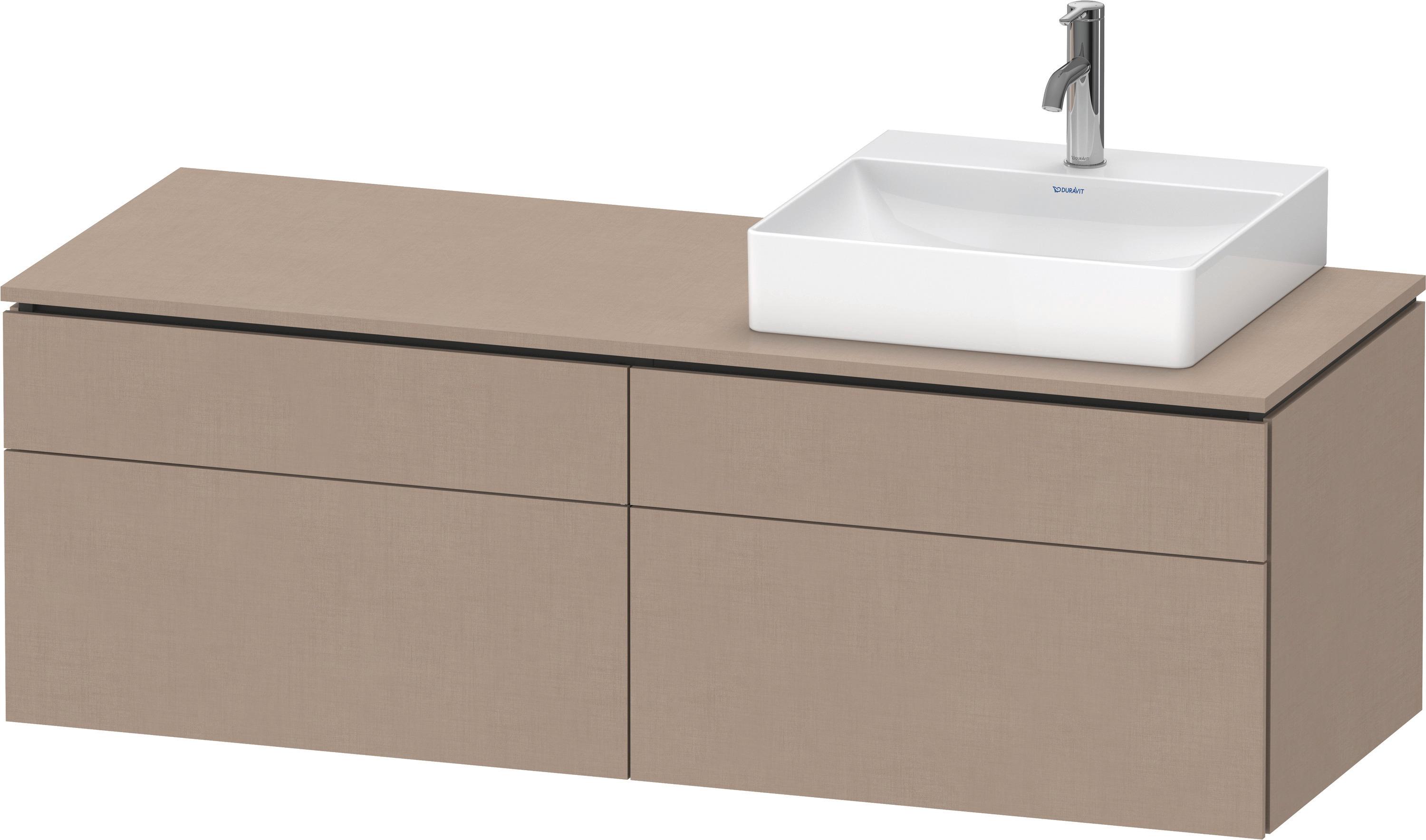 DURAVIT LC4870R75750000 Konsolen-WTU wandhängend L-Cube 550x1