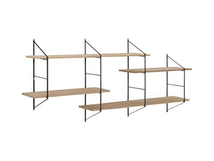 AC Design Furniture Orla Regal, Holz, Natur, 25,5 x 191 x 79 cm