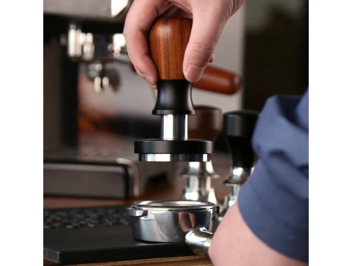 CAFOVO PT-1 58MM/58.3MM Tamper à café à pression constante 30lb, tamper à expresso avec ressort calibré, outil de barista