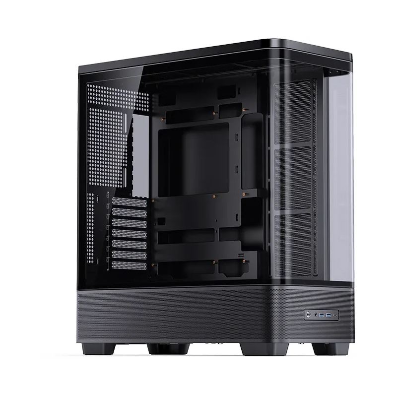 Jonsbo TK-5 Gehäuse, Midi-Tower, ATX, Tempered Glass - schwarz