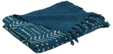 Saro Lifestyle Mudcloth Design Throw