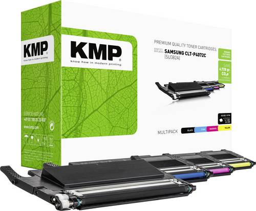 KMP Tonerkassette ersetzt Samsung CLT-P4072C, CLT-K4072S, CLT-C4072S, CLT-M4072S, CLT-Y4072S Kompatibel Schwarz, Cyan, Magenta