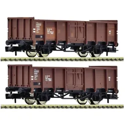 Fleischmann 6660138 N 2-tlg. Set: Offene Güterwagen, DR (Spur N)