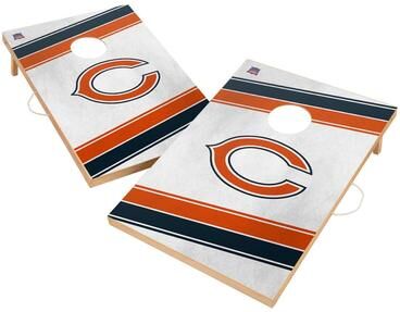 Skip's Garage Chicago Bears NFL 2x4 Tailgate Cornhole Boards