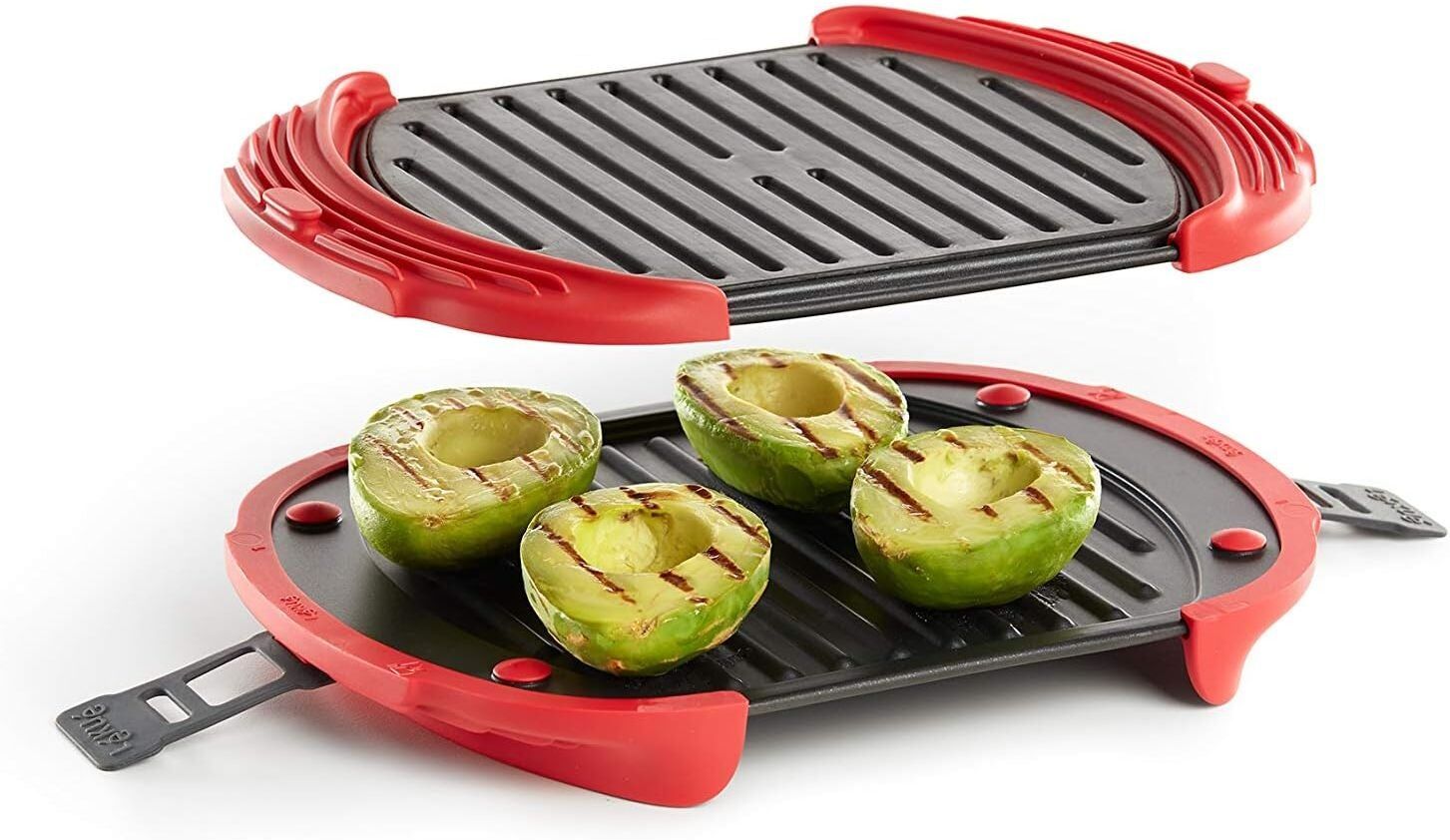 Lekue Lékué Microwave Grill XL – Large Size Crisping Grill Plate
