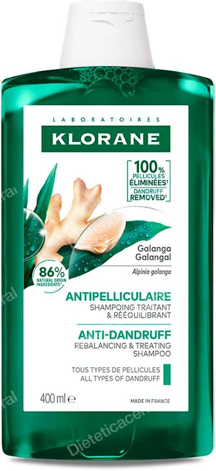 Klorane klorane champu reequilibrante a la galanga 400 ml