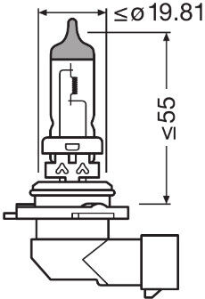 Osram Glühlampe, Hauptscheinwerfer Hb4 Night Breaker Laser Next Generation (2 Stk.) 9006nl-Hcb