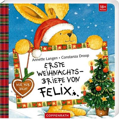 Erste Weihnachtsbriefe von Felix, Gebundene Ausgabe von Annette Langen, Coppenrath, 978-3-649-64305-0
