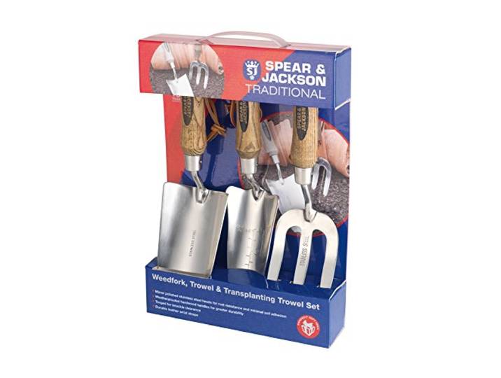 Spear & Jackson TRAD3PS traditionele roestvrijstalen 3-delige cadeauset