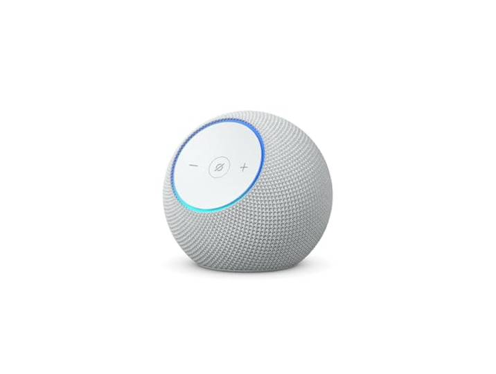 Amazon Echo Dot Max (nieuwste generatie), Alexa-speaker met kamervullend geluid, ingebouwde smarthome-hub, Gletsjerwit