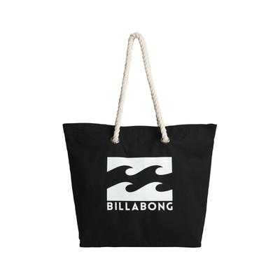 Strandtasche BILLABONG "Essential Bag", Damen, schwarz, Baumwolle, Taschen Strandtasche