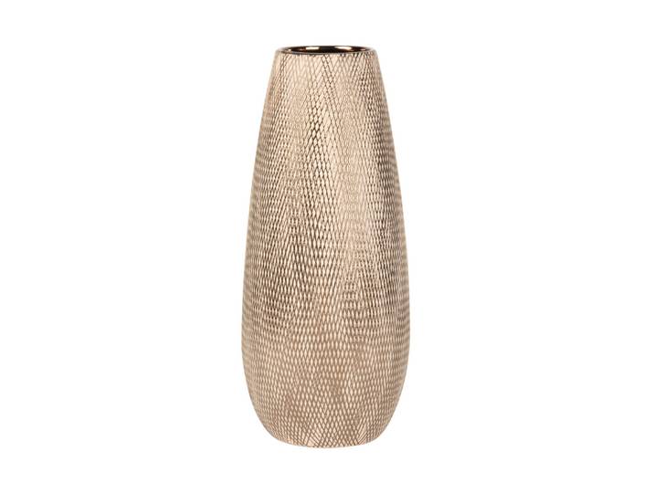 Vase aus goldfarbenem Porzellan H32