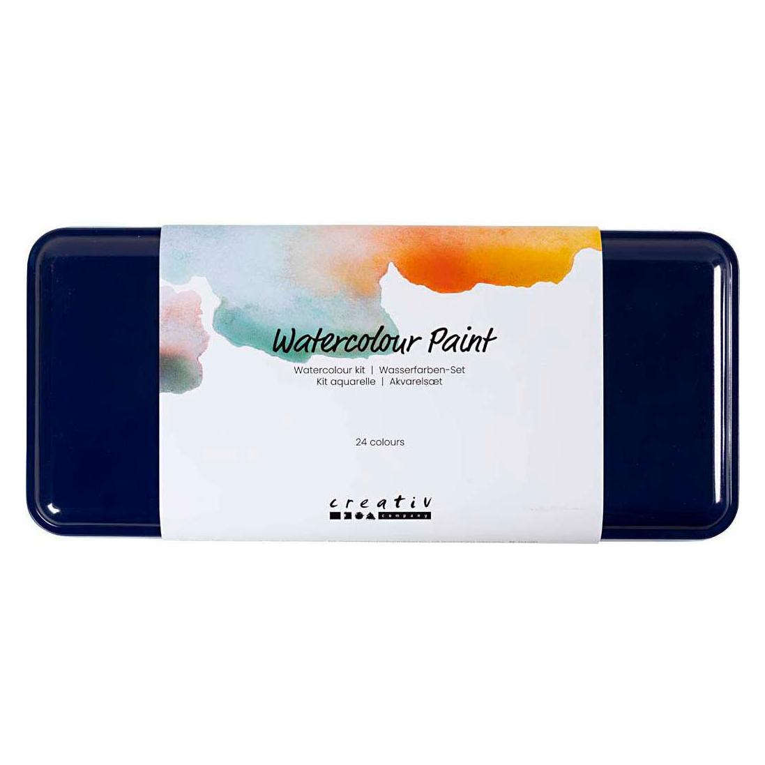Colortime Aquarell-Set, verschiedene Farben - 24 Farben (34237)