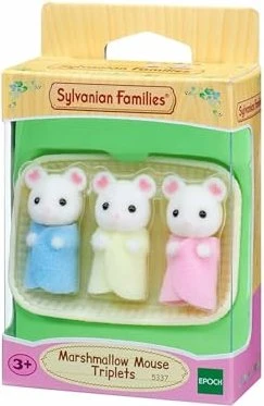 Sylvanian Families Marshmallow Mouse Triplets - Maus-Drillinge
