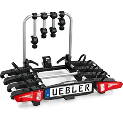 Uebler i41 S Kupplungsträger für 4 Fahrräder 90° abklappbar und faltbar