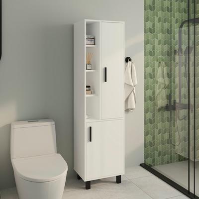 Kodotan sofa Storage Cabinet with 2 Doors and 9 Shelves Freestanding Vertical Design