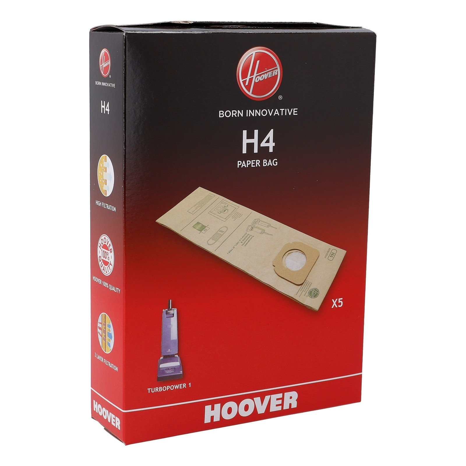 Hoover H4 wegwerpbakken, 5 stuks
