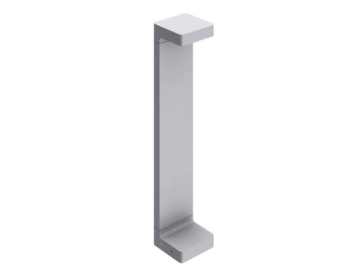 Flos Architectural LED Sockelleuchte Casting C 100, alu / grau / zink, Aluminium, Modern