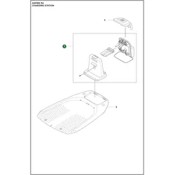 Original Husqvarna Ladeturm für Automower Aspire R4 - Ladestation Turm