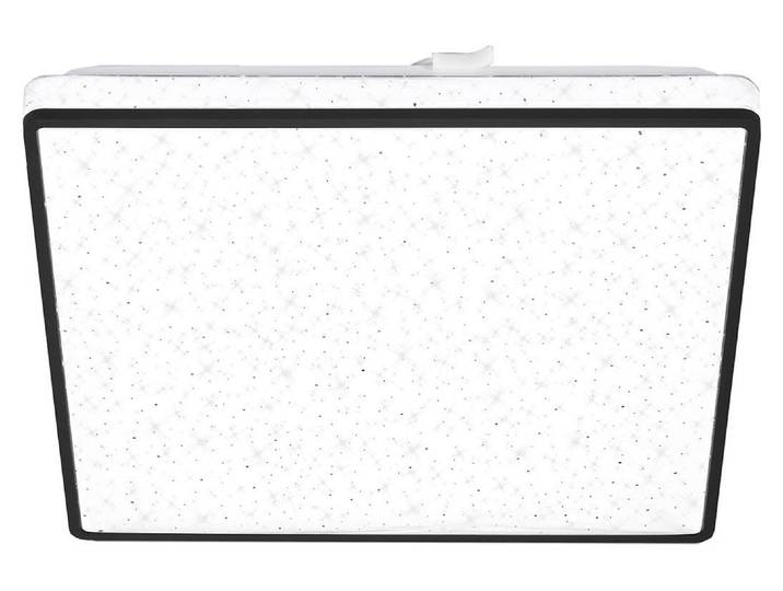 BRILONER - Plafonnier LED avec ciel étoilé\, Plafonnier LEDReproduction étoilé\, Effet Backlighte\, Plat\, Lumière blanche neutre\, 270x270x45 mm\, Noir