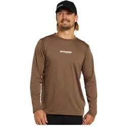 Dharco, Velotrikot, Tech Tee L/S Trikot (XXL), Braun, XXL