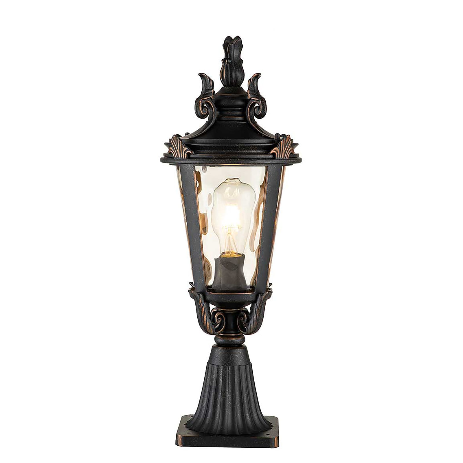 home24 Padverlichting Baltimore type B grijs, Ø 23 cm